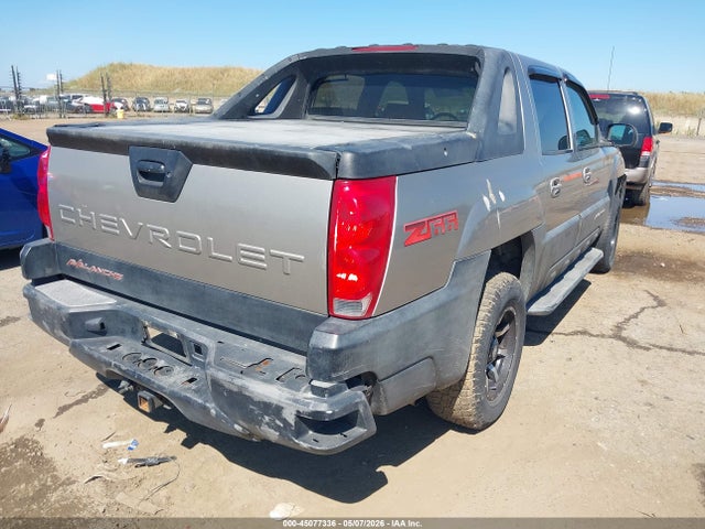 2002 Chevrolet Avalanche 1500 მანქანა იყიდება აუქციონზე, vin: 3GNEC13T62G117239, აუქციონის ნომერი: 45077336
