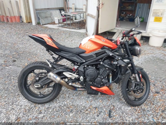 45077394 :رقم المزاد ، SMTA604S5STCH4584 vin ، 2025 Triumph Motorcycle Street Triple 765 R مزاد بيع
