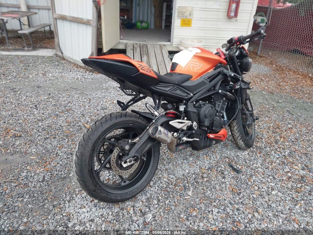 45077394 :رقم المزاد ، SMTA604S5STCH4584 vin ، 2025 Triumph Motorcycle Street Triple 765 R مزاد بيع