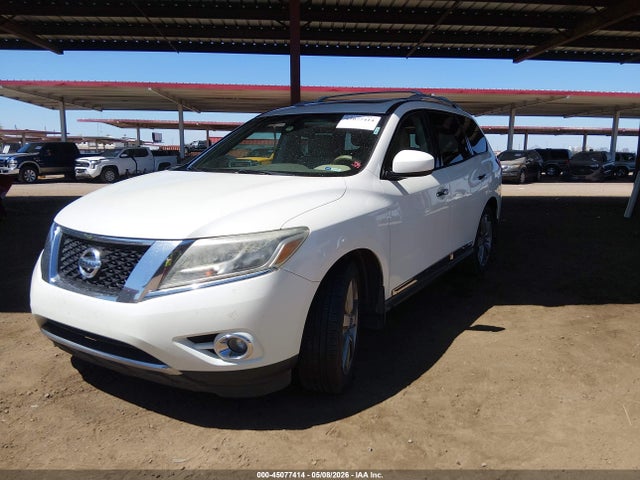 2015 Nissan Pathfinder Platinum მანქანა იყიდება აუქციონზე, vin: 5N1AR2MN3FC712906, აუქციონის ნომერი: 45077414