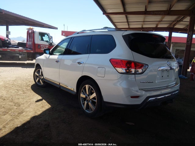 2015 Nissan Pathfinder Platinum მანქანა იყიდება აუქციონზე, vin: 5N1AR2MN3FC712906, აუქციონის ნომერი: 45077414