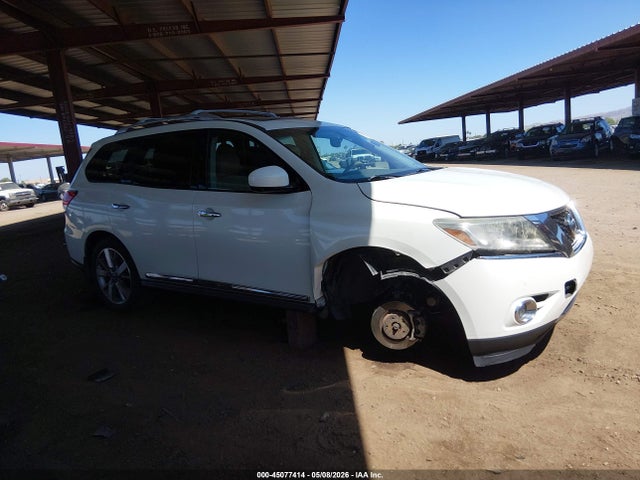 2015 Nissan Pathfinder Platinum მანქანა იყიდება აუქციონზე, vin: 5N1AR2MN3FC712906, აუქციონის ნომერი: 45077414