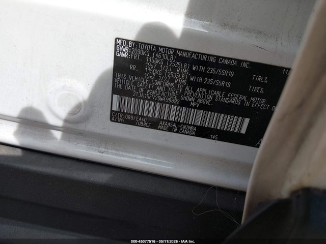 2025 Toyota Rav4 Xle Premium მანქანა იყიდება აუქციონზე, vin: 2T3A1RFV2SW499892, აუქციონის ნომერი: 45077516