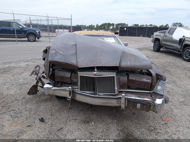 45077666 :رقم المزاد ، 4Y89A871772 vin ، 1974 Lincoln Continental مزاد بيع