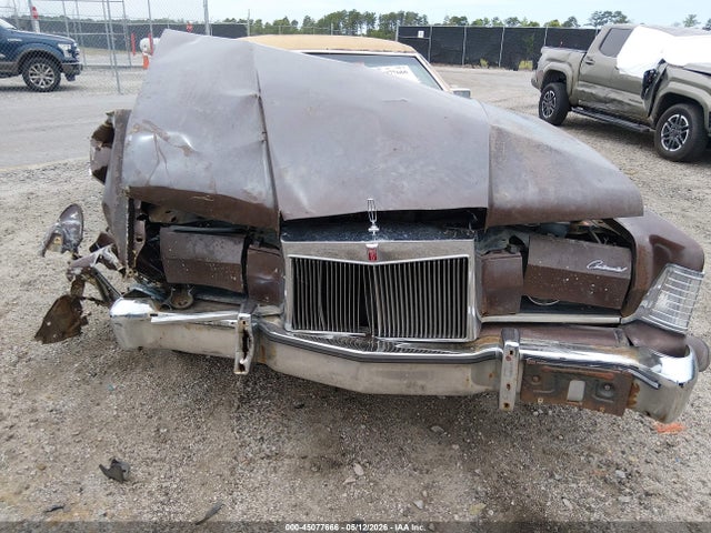 45077666 :رقم المزاد ، 4Y89A871772 vin ، 1974 Lincoln Continental مزاد بيع