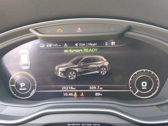 45077670 :رقم المزاد ، WA1E2AFY6L2075422 vin ، 2020 Audi Q5 Premium Plus 55 Tfsi E Quattro S Tronic مزاد بيع