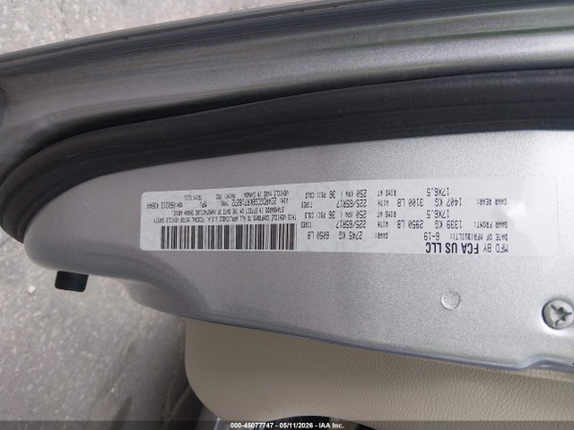 Aukcja sprzedaży 2019 Dodge Grand Caravan Sxt, vin: 2C4RDGCG8KR718272, numer aukcji: 45077747