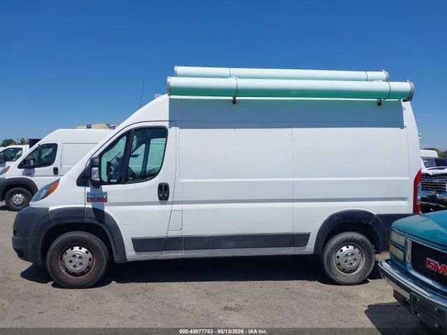 45077753 :رقم المزاد ، 3C6TRVCG5KE522889 vin ، 2019 Ram Promaster 2500 High Roof 136 Wb مزاد بيع