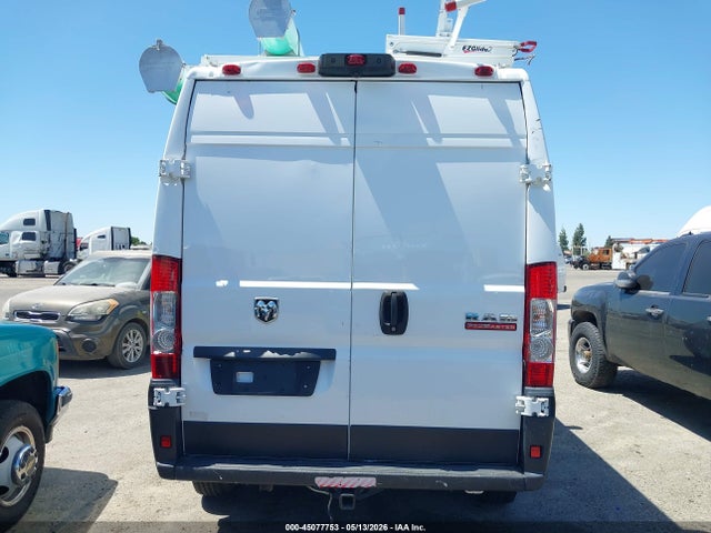 45077753 :رقم المزاد ، 3C6TRVCG5KE522889 vin ، 2019 Ram Promaster 2500 High Roof 136 Wb مزاد بيع