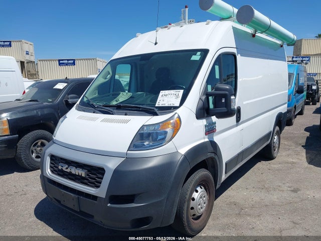 45077753 :رقم المزاد ، 3C6TRVCG5KE522889 vin ، 2019 Ram Promaster 2500 High Roof 136 Wb مزاد بيع
