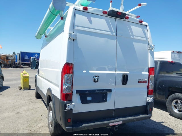 45077753 :رقم المزاد ، 3C6TRVCG5KE522889 vin ، 2019 Ram Promaster 2500 High Roof 136 Wb مزاد بيع
