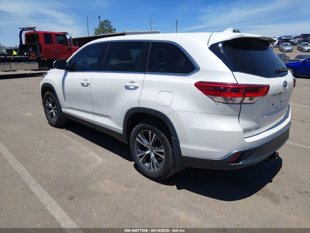 Aukcja sprzedaży 2019 Toyota Highlander Le Plus, vin: 5TDZZRFH6KS302679, numer aukcji: 45077806