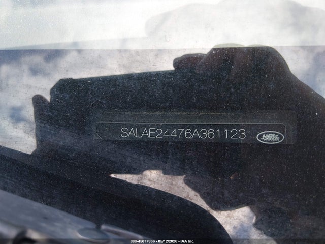 45077866 :رقم المزاد ، SALAE24476A361123 vin ، 2006 Land Rover Lr3 V6 مزاد بيع
