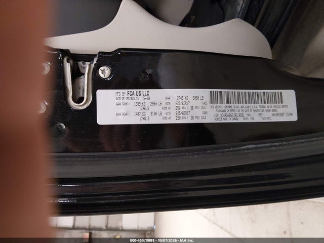 Продажа на аукционе авто 2018 Dodge Grand Caravan Se, vin: 2C4RDGBG7JR318591, номер лота: 45077891