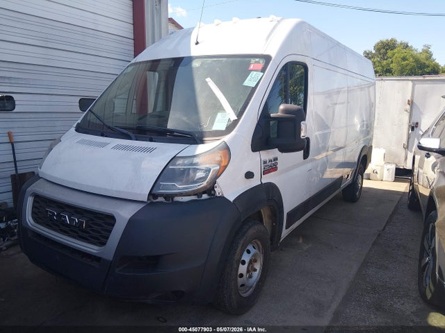 45077903 :رقم المزاد ، 3C6TRVDGXKE502412 vin ، 2019 Ram Promaster 2500 High Roof 159 Wb مزاد بيع