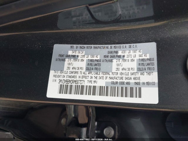 Aukcja sprzedaży 2024 Mazda Cx-30 2.5 S Select Sport, vin: 3MVDMBBM0RM687071, numer aukcji: 45077952
