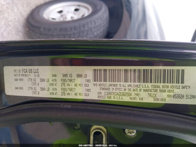 Продаж на аукціоні авто 2016 Ram 1500 Tradesman, vin: 1C6RR7KG4GS362564, номер лоту: 45077971