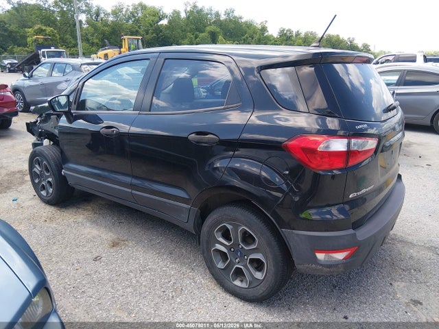 2018 Ford Ecosport S მანქანა იყიდება აუქციონზე, vin: MAJ3P1RE0JC242158, აუქციონის ნომერი: 45078011
