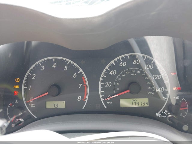 45078031 :رقم المزاد ، 2T1BU4EE8AC489666 vin ، 2010 Toyota Corolla Le مزاد بيع