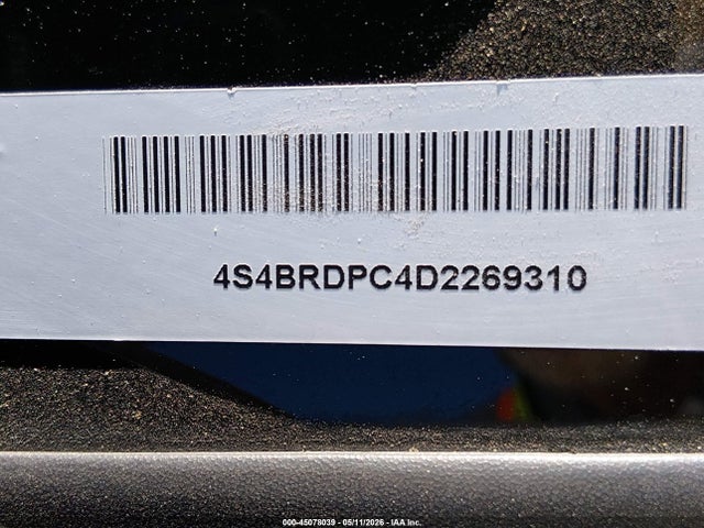 45078039 :رقم المزاد ، 4S4BRDPC4D2269310 vin ، 2013 Subaru Outback 3.6r Limited مزاد بيع