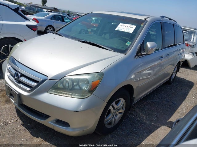 45078069 :رقم المزاد ، 5FNRL386X5B050230 vin ، 2005 Honda Odyssey Ex-l مزاد بيع