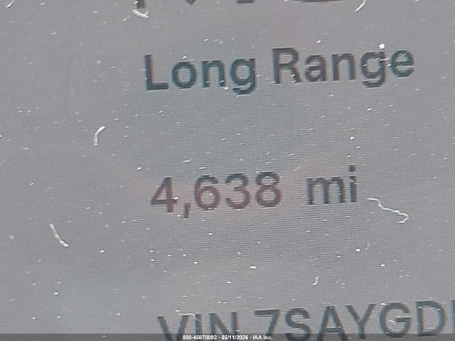 45078092 :رقم المزاد ، 7SAYGDED1TA580057 vin ، 2026 Tesla Model Y مزاد بيع