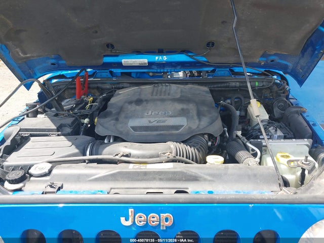 2015 Jeep Wrangler Unlimited Sahara მანქანა იყიდება აუქციონზე, vin: 1C4BJWEG6FL525408, აუქციონის ნომერი: 45078135