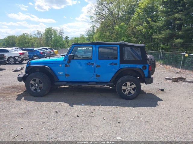 2015 Jeep Wrangler Unlimited Sahara მანქანა იყიდება აუქციონზე, vin: 1C4BJWEG6FL525408, აუქციონის ნომერი: 45078135