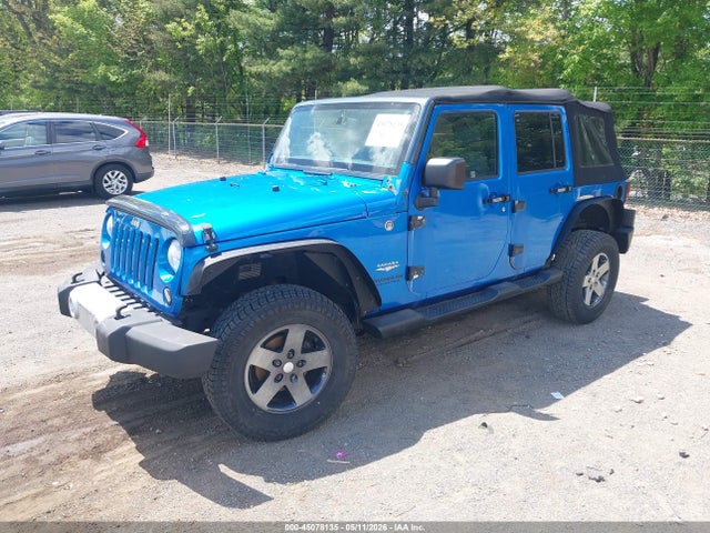 2015 Jeep Wrangler Unlimited Sahara მანქანა იყიდება აუქციონზე, vin: 1C4BJWEG6FL525408, აუქციონის ნომერი: 45078135