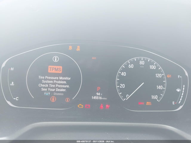 45078137 :رقم المزاد ، 1HGCV2F38JA012261 vin ، 2018 Honda Accord Sport 2.0t مزاد بيع