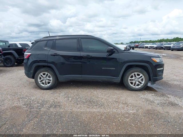 2018 Jeep Compass Sport Fwd მანქანა იყიდება აუქციონზე, vin: 3C4NJCAB7JT343946, აუქციონის ნომერი: 45078150