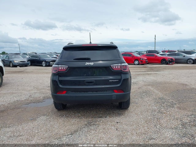 2018 Jeep Compass Sport Fwd მანქანა იყიდება აუქციონზე, vin: 3C4NJCAB7JT343946, აუქციონის ნომერი: 45078150