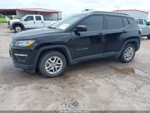 2018 Jeep Compass Sport Fwd მანქანა იყიდება აუქციონზე, vin: 3C4NJCAB7JT343946, აუქციონის ნომერი: 45078150