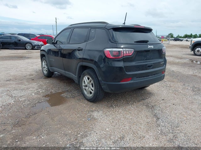 2018 Jeep Compass Sport Fwd მანქანა იყიდება აუქციონზე, vin: 3C4NJCAB7JT343946, აუქციონის ნომერი: 45078150