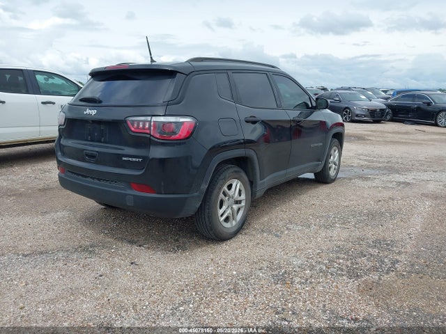 2018 Jeep Compass Sport Fwd მანქანა იყიდება აუქციონზე, vin: 3C4NJCAB7JT343946, აუქციონის ნომერი: 45078150