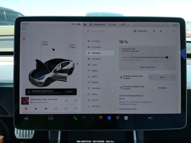 Продажа на аукционе авто 2020 Tesla Model 3 Performance Dual Motor All-wheel Drive, vin: 5YJ3E1EC6LF720769, номер лота: 45078152