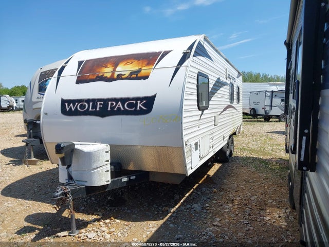 2012 Forest River Cherokee Grey Wolf 21rr Toy Hauler Travel Trailer მანქანა იყიდება აუქციონზე, vin: 4X4TCKW20CY204113, აუქციონის ნომერი: 45078270