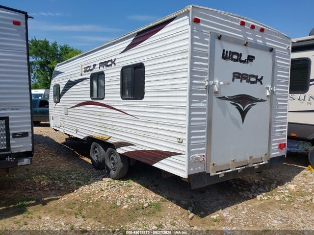 2012 Forest River Cherokee Grey Wolf 21rr Toy Hauler Travel Trailer მანქანა იყიდება აუქციონზე, vin: 4X4TCKW20CY204113, აუქციონის ნომერი: 45078270
