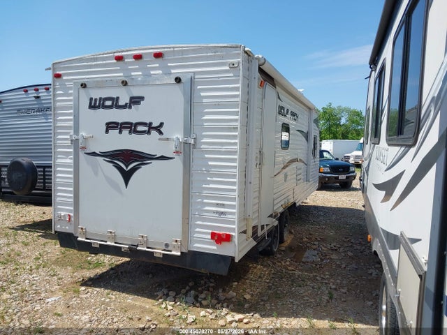 2012 Forest River Cherokee Grey Wolf 21rr Toy Hauler Travel Trailer მანქანა იყიდება აუქციონზე, vin: 4X4TCKW20CY204113, აუქციონის ნომერი: 45078270