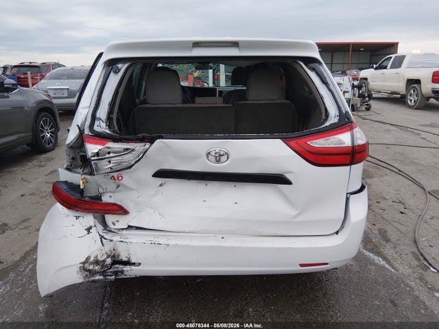 2017 Toyota Sienna L 7 Passenger მანქანა იყიდება აუქციონზე, vin: 5TDZZ3DC6HS844913, აუქციონის ნომერი: 45078344