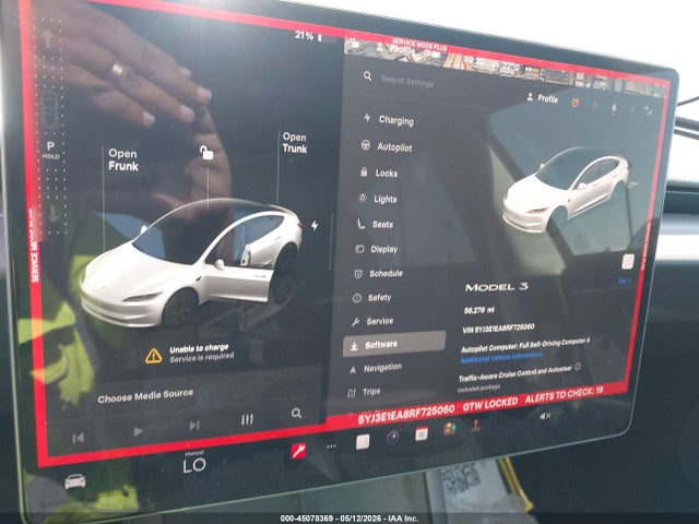 Aukcja sprzedaży 2024 Tesla Model 3 Long Range Dual Motor All-wheel Drive/rear-wheel Drive, vin: 5YJ3E1EA8RF725060, numer aukcji: 45078369