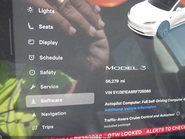 Aukcja sprzedaży 2024 Tesla Model 3 Long Range Dual Motor All-wheel Drive/rear-wheel Drive, vin: 5YJ3E1EA8RF725060, numer aukcji: 45078369