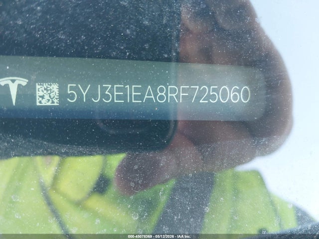 Aukcja sprzedaży 2024 Tesla Model 3 Long Range Dual Motor All-wheel Drive/rear-wheel Drive, vin: 5YJ3E1EA8RF725060, numer aukcji: 45078369