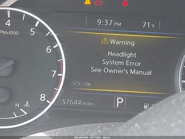 2019 Nissan Maxima 3.5 S მანქანა იყიდება აუქციონზე, vin: 1N4AA6AV1KC360450, აუქციონის ნომერი: 45078409