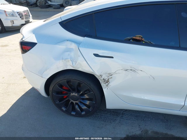 2023 Tesla Model 3 Performance Dual Motor All-wheel Drive მანქანა იყიდება აუქციონზე, vin: 5YJ3E1EC1PF619807, აუქციონის ნომერი: 45078452