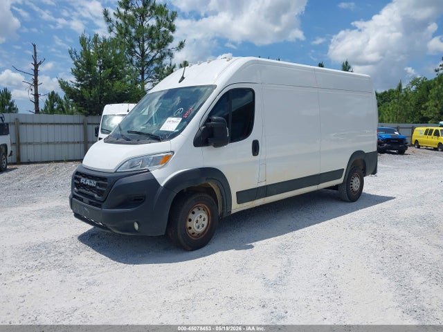 45078453 :رقم المزاد ، 3C6LRVDG3RE132205 vin ، 2024 Ram Promaster 2500 Tradesman High Roof 159 Wb W/pass Seat مزاد بيع