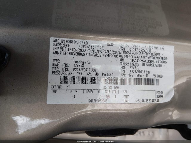Ford C-max Hybrid Se 2015 1FADP5AU2FL117605 Image 9