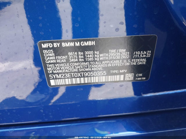 BMW X6 M Competition 2026 5YM23ET0XT9050355 Image 9