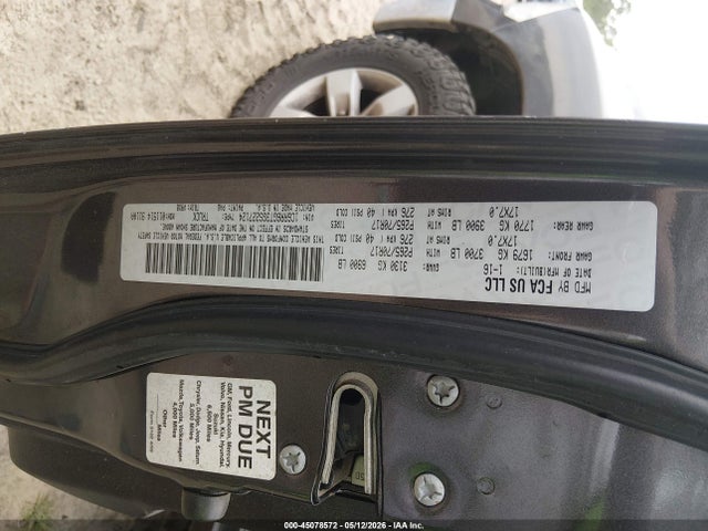 Продаж на аукціоні авто 2016 Ram 1500 Slt, vin: 1C6RR6GT3GS227124, номер лоту: 45078572