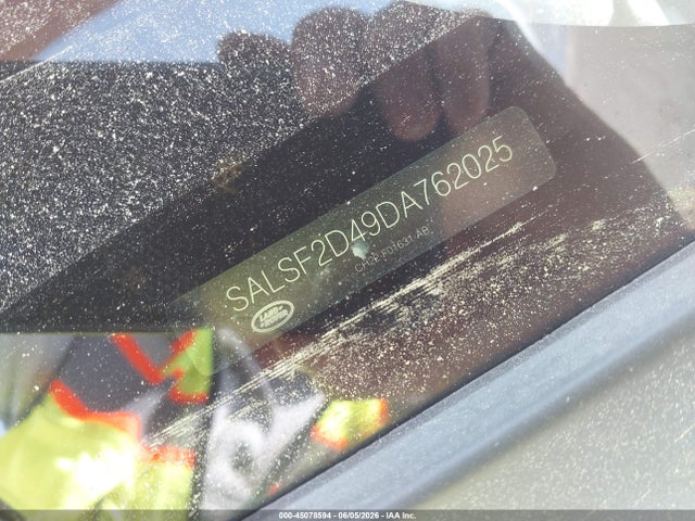2013 Land Rover Range Rover Sport Hse მანქანა იყიდება აუქციონზე, vin: SALSF2D49DA762025, აუქციონის ნომერი: 45078594